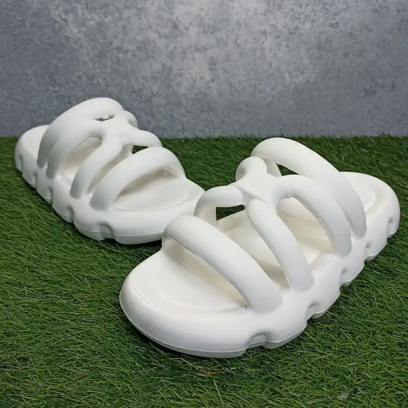 دمپایی زنانه پاپا مدل پرن کد 1548-WH