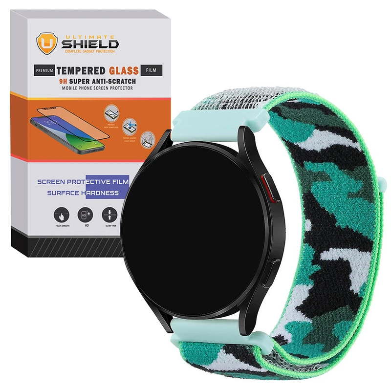 بند آلتیمیت شیلد مدل Nylon-Army-UL-TW مناسب برای ساعت هوشمند کیسلکت Ks / Ks2 / Ks pro / Ks Mini / K10 / K11 / K11 pro