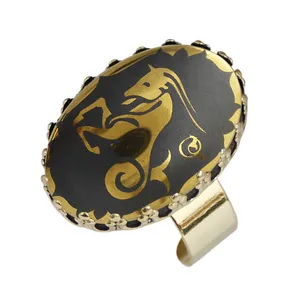 انگشتر زنانه مدل حدید دی ماه کد 0487