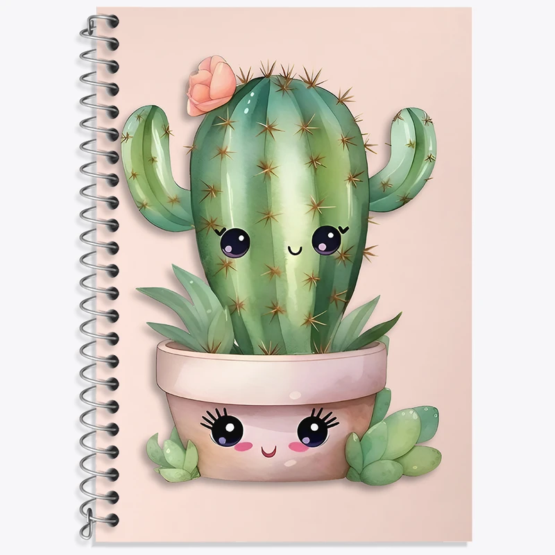 دفتر لغت 50 برگ خندالو طرح کاکتوس بامزه کد N5893