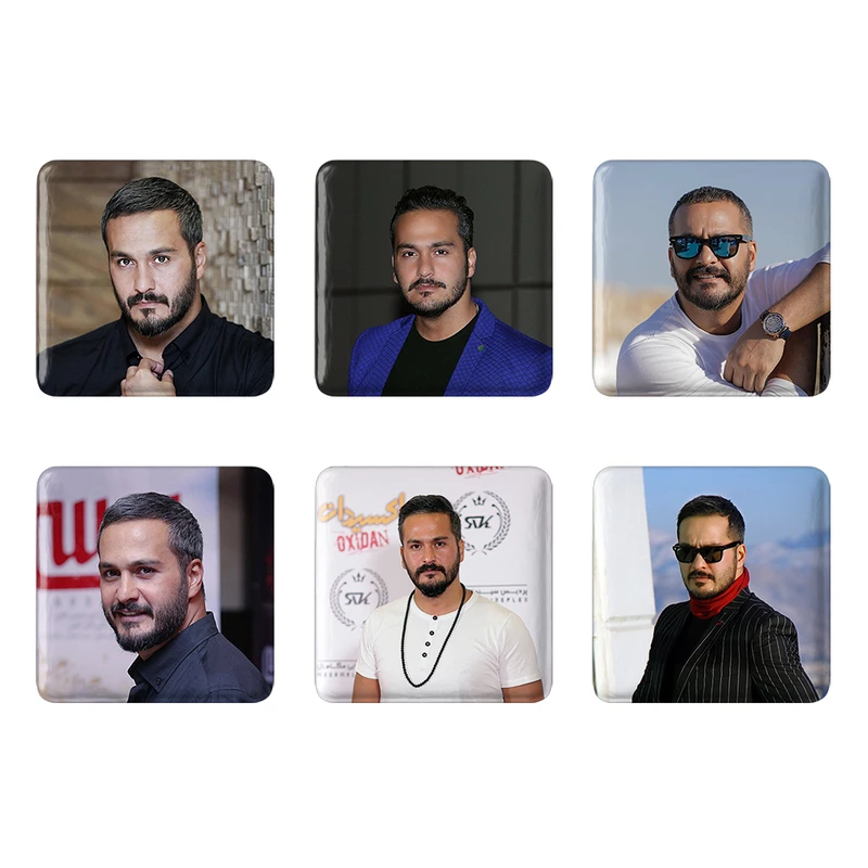 مگنت خندالو مدل میلاد کی مرام کد 368A مجموعه 6 عددی
