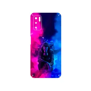 MAHOOT Smoke Rainbow Digital Art 2 Cover Sticker for Xiaomi Redmi Note 10 5G