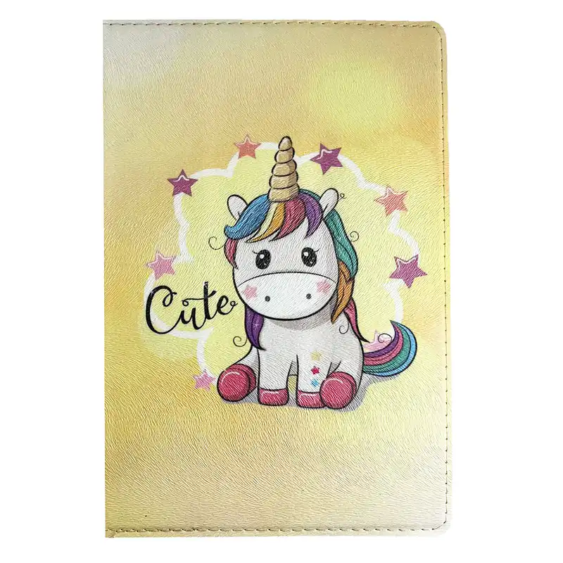 کیف کلاسوری طرح یونیکورن مدل Uni-205 مناسب برای تبلت سامسونگ Galaxy Tab A8 10.5 / X200 / X205