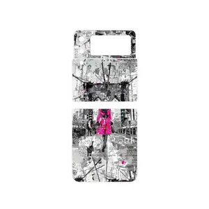 MAHOOT Collage of Catwalk Bridge Cover Sticker for Samsung Galaxy Z Flip3 5G