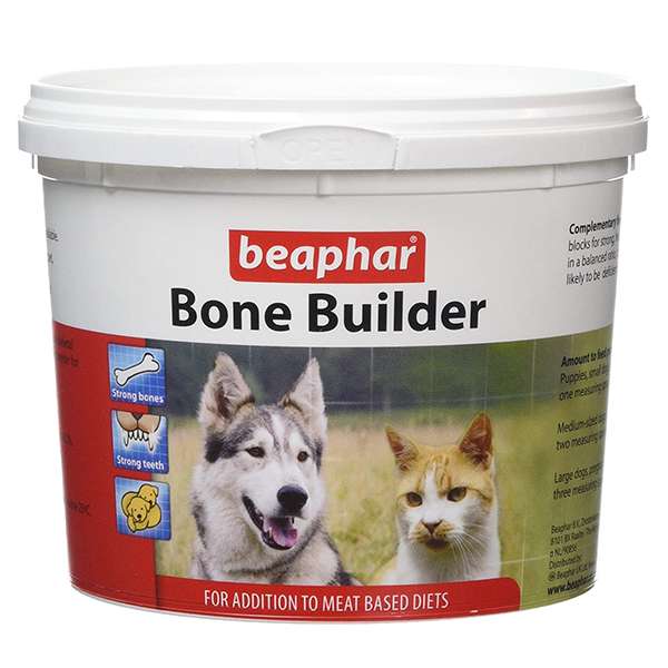 مکمل غذا سگ و گربه بیفار مدل bone builder وزن 500 گرم