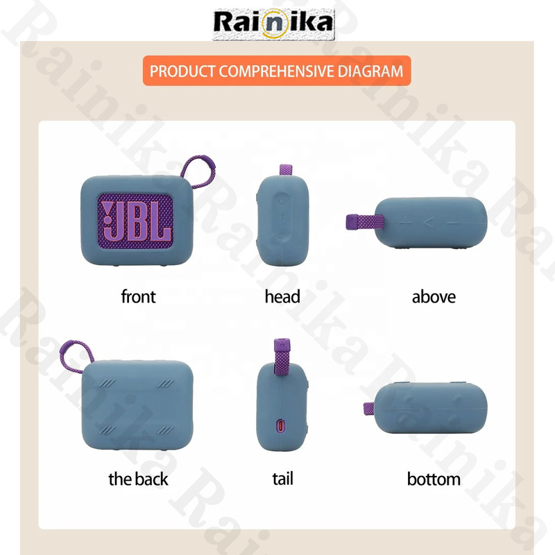 کاور محافظ اسپیکر رینیکا مدل GO4 مناسب برای اسپیکر جی بی ال JBL GO 4