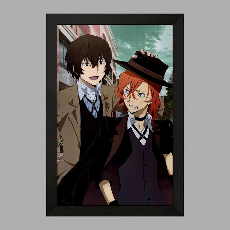 تابلو خندالو مدل دازای اوسامو انیمه سگ های ولگرد بانگو  کد 13674