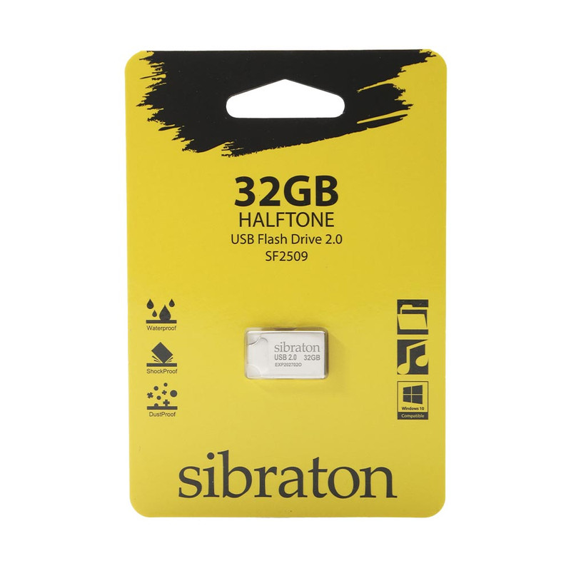 فلش مموری سیبراتون مدل sf2509 ظرفیت 16 گیگابایت با رابط USB 2.0