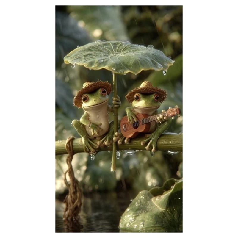 استیکر پارچه و لباس پاد آفرین مدل حیوانات قورباغه کد 3107