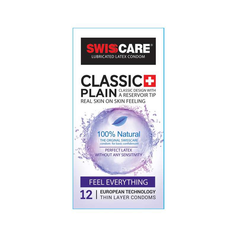 کاندوم سوئیس کر مدل CLASSIC بسته 12 عددی کاندوم سوئیس کر مدل CLASSIC بسته 12 عددی