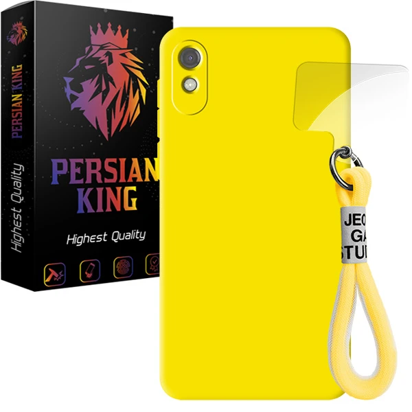 کاور پرشین کینگ مدل SLC22 مناسب برای گوشی موبایل شیائومی Redmi 9A / Redmi 9AT به همراه بند آویز
