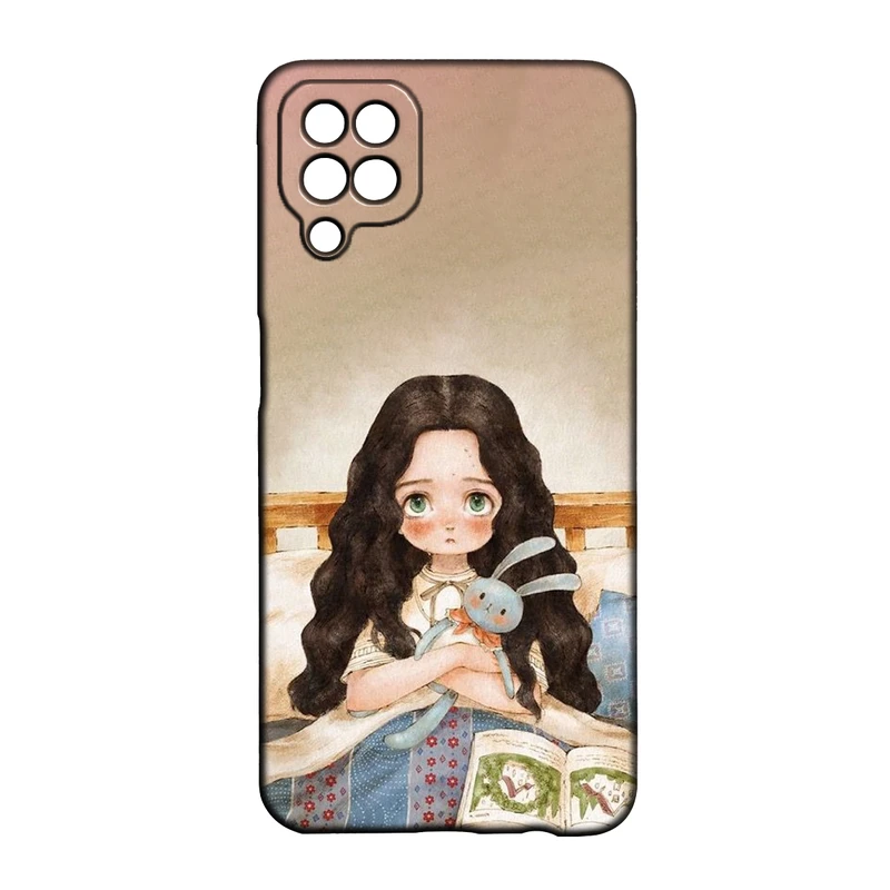 کاور طرح دخترانه کد 227 مناسب برای گوشی موبایل سامسونگ Galaxy A12 / M12 / F12