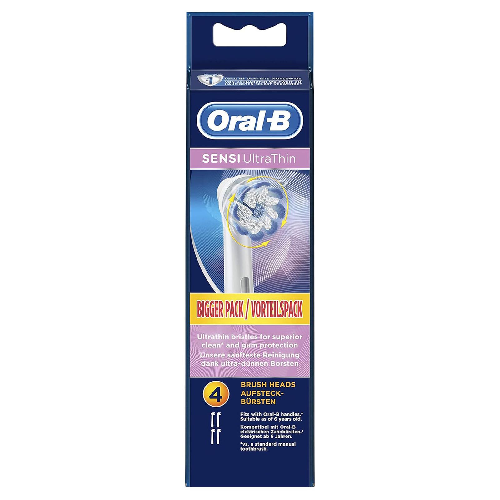 سری یدک مسواک برقی اورال-بی مدل SENSI ULTRATHIN بسته 4 عددی -  - 5