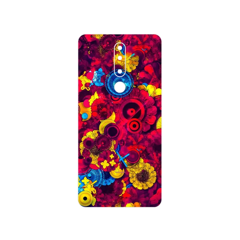برچسب پوششی ماهوت مدل Vector Flower Garden Digital Art مناسب برای گوشی موبایل نوکیا 3.1 Plus