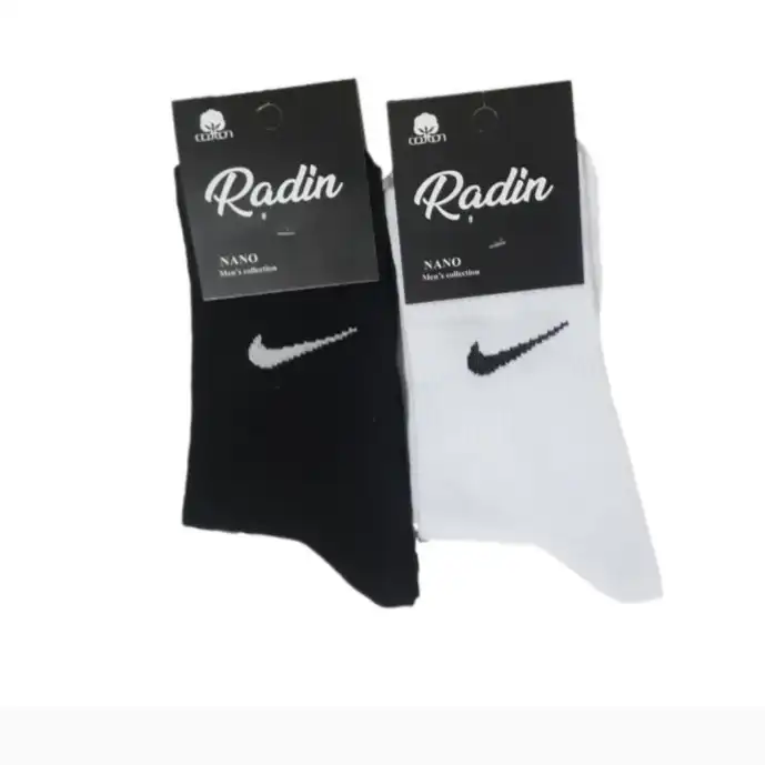جوراب ورزشی ساق بلند مردانه مدل RDIUN_7 بسته دو عددی