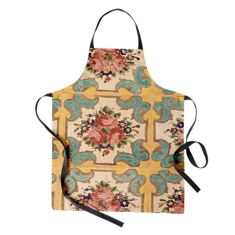 پیش بند آشپزخانه مدوپد طرح پنجره گل‌فرنگ مدل png00029