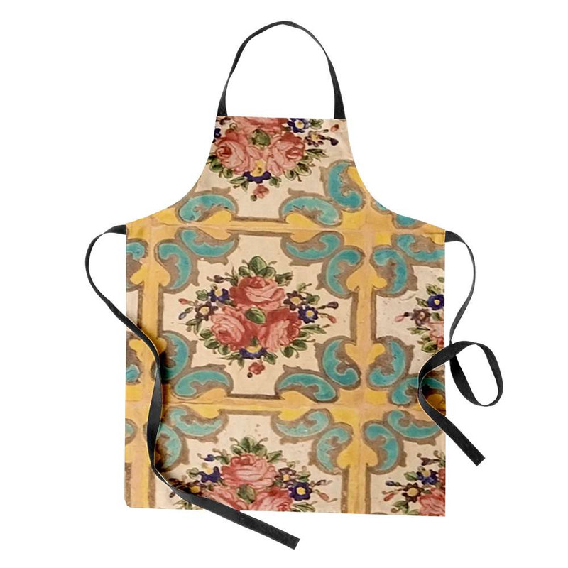 پیش بند آشپزخانه مدوپد طرح پنجره گل‌فرنگ مدل png00029