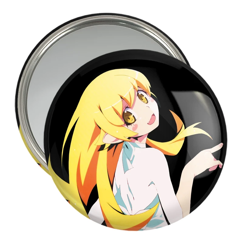 آینه جیبی خندالو مدل شینوبو اوشینو انیمه مونوگاتاری  کد 16184