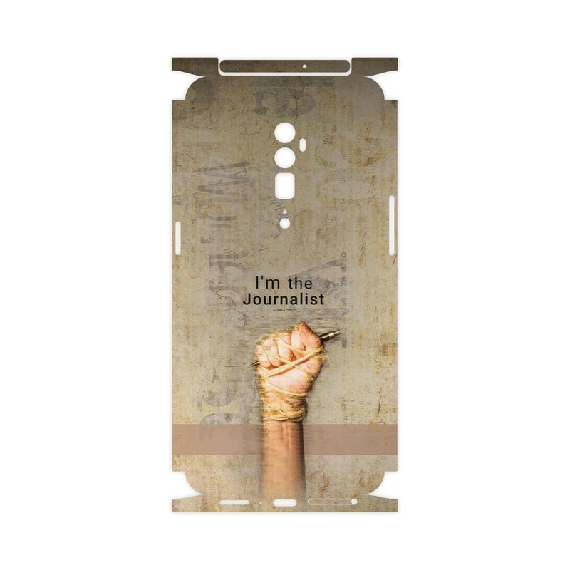 برچسب پوششی ماهوت مدل Journalist-FullSkin مناسب برای گوشی موبایل اپو RENO 10X