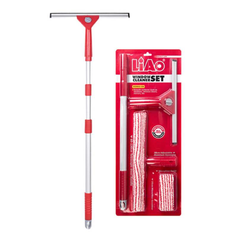 ست شیشه شوی لیائو پرفکت لایف مدل WINDOW CLEANER کد B130014 مجموعه 4 عددی