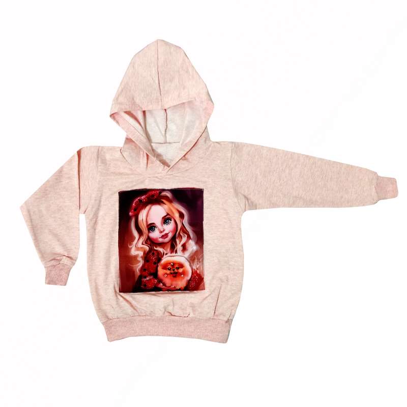 هودی دخترانه مدل دختر زیبا کد 4552366