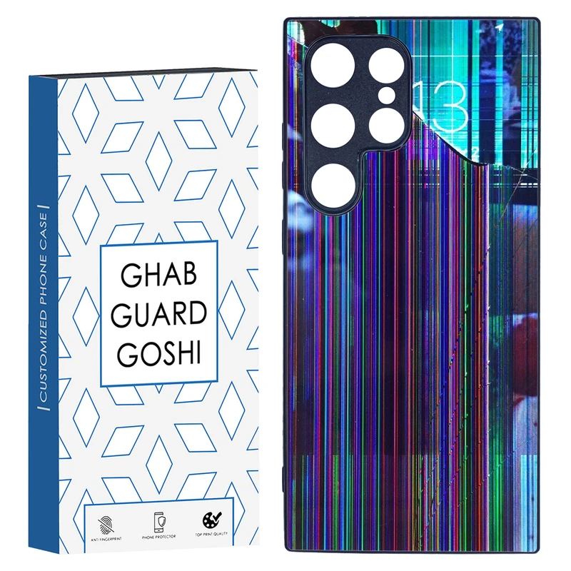 کاور قاب گارد گوشی طرح صفحه شکسته کد TPU-196 مناسب برای گوشی موبایل سامسونگ Galaxy S24 ULTRA