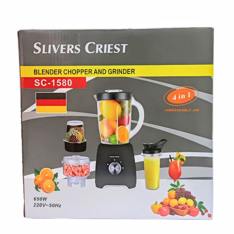 مخلوط کن و آسیاب کن سیلور کرست مدل چهار کاره SC-1580