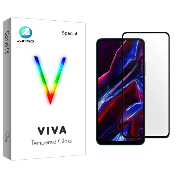 محافظ صفحه نمایش شیشه ای جانبو مدل Viva مناسب برای گوشی موبایل شیائومی Poco X5 5G