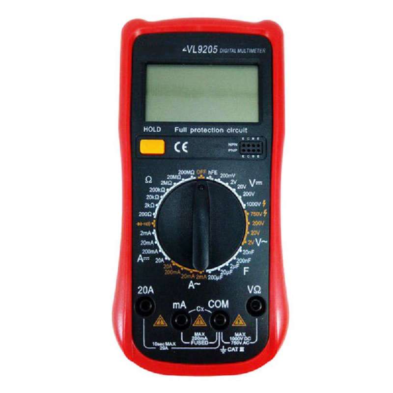 مولتی متر دیجیتال مدل VEYRON VL-9205 مولتی متر دیجیتال مدل VEYRON VL-9205