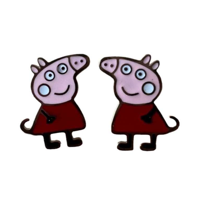 گوشواره دخترانه مدل خوک کوچولو دامن