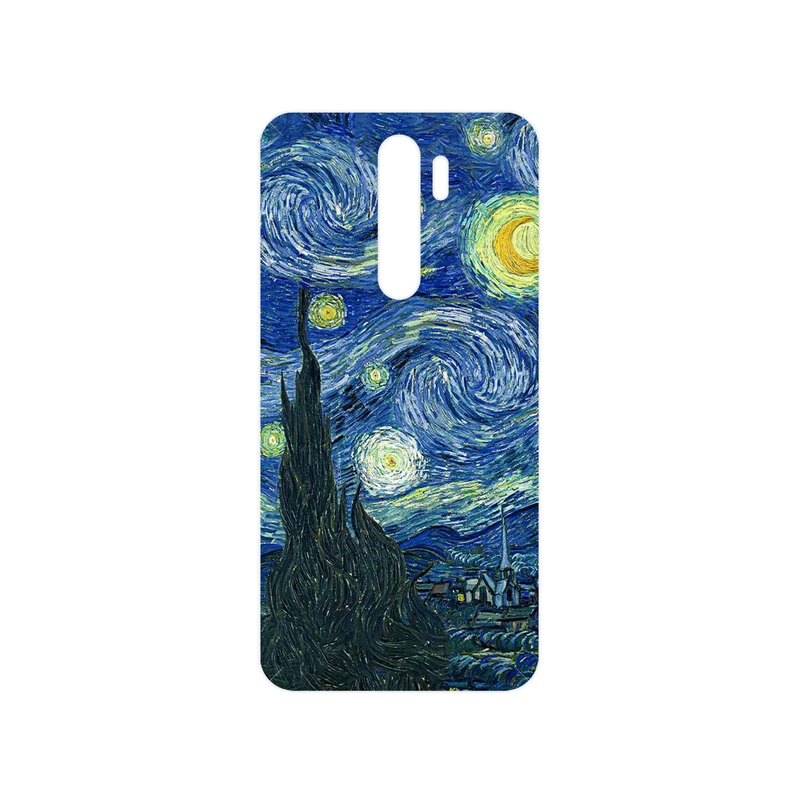 برچسب پوششی ماهوت مدل The Starry Night of van Gogh مناسب برای گوشی موبایل شیائومی Redmi Note 8 Pro