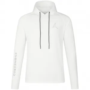 تی‌شرت ورزشی آستین بلند مردانه مدل کلاهدار لاکرادار