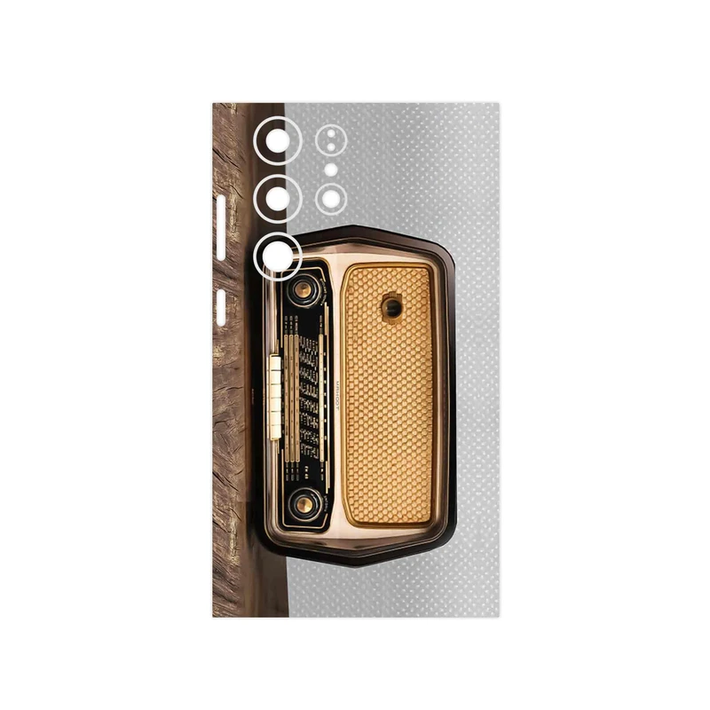 برچسب پوششی ماهوت مدل Radio Nostalgia مناسب برای گوشی موبایل سامسونگ Galaxy S23 Ultra