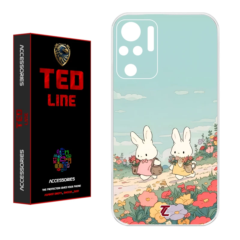 کاور تدلاین طرح خرگوش کد 1178 مناسب برای گوشی موبایل شیائومی Redmi Note 10 4G / Note 10S / Poco M5S