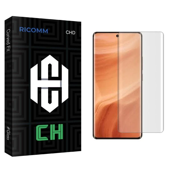محافظ صفحه نمایش ریکام مدل CH UV مناسب برای گوشی موبایل ریلمی GT 5 Pro  به همراه محافظ پشت گوشی
