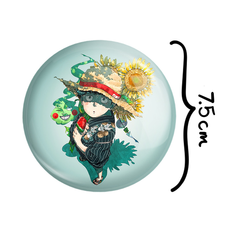 آینه جیبی خندالو مدل شییکو انیمه موب سایکو Mob Psycho 100 کد 24458 آینه جیبی خندالو مدل شییکو انیمه موب سایکو Mob Psycho 100 کد 24458