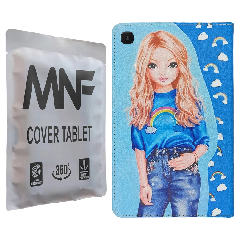 کیف کلاسوری ام ان اف طرح دختر فانتزی کد M-293 مناسب برای تبلت سامسونگ Galaxy Tab A7 Lite / T225