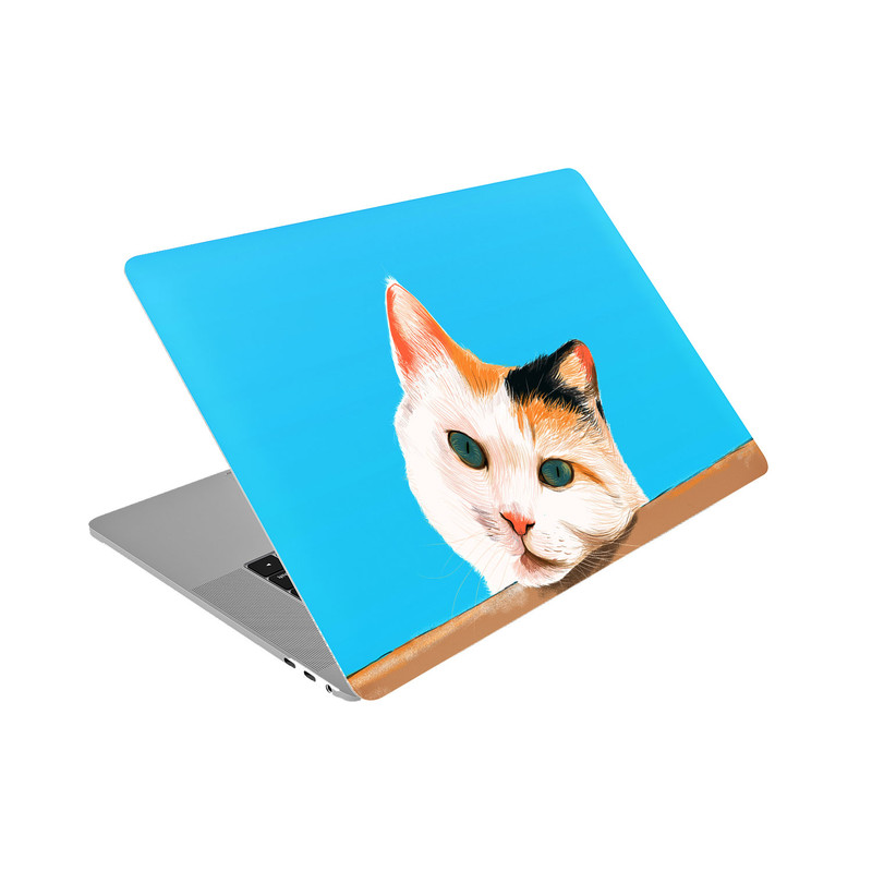 استیکر لپ تاپ مدل گربه هنری کد 3031130 مناسب برای لپ تاپ 15 اینچ