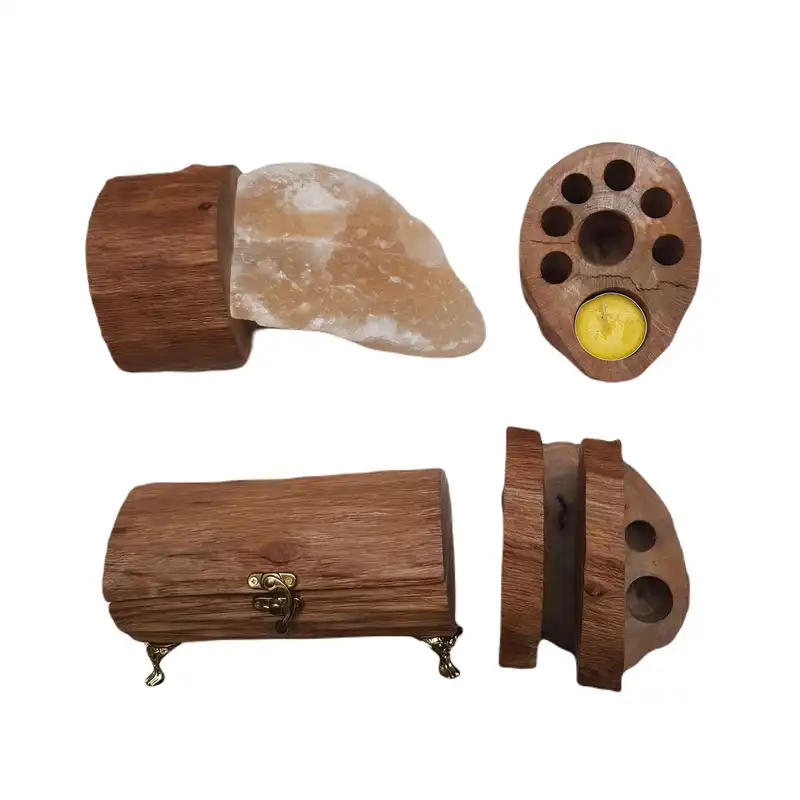 ست اداری مدل چوبی روستیک مجموعه 4 عددی