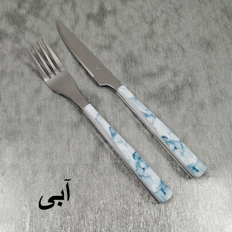 سرویس کارد و چنگال میوه خوری 12 پارچه ام جی مدل STAR