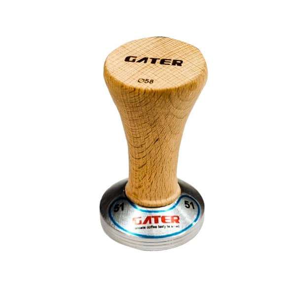 تمپر قهوه مدل ارگونومیک دسته چوبی