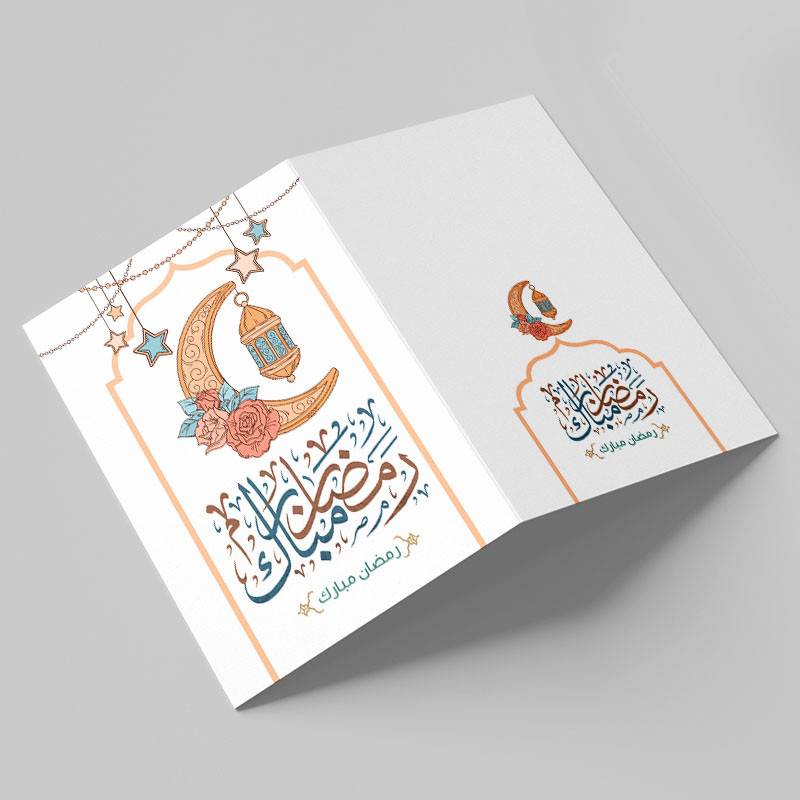 کارت دعوت مدل ماه رمضان کد EF05 بسته 10 عددی