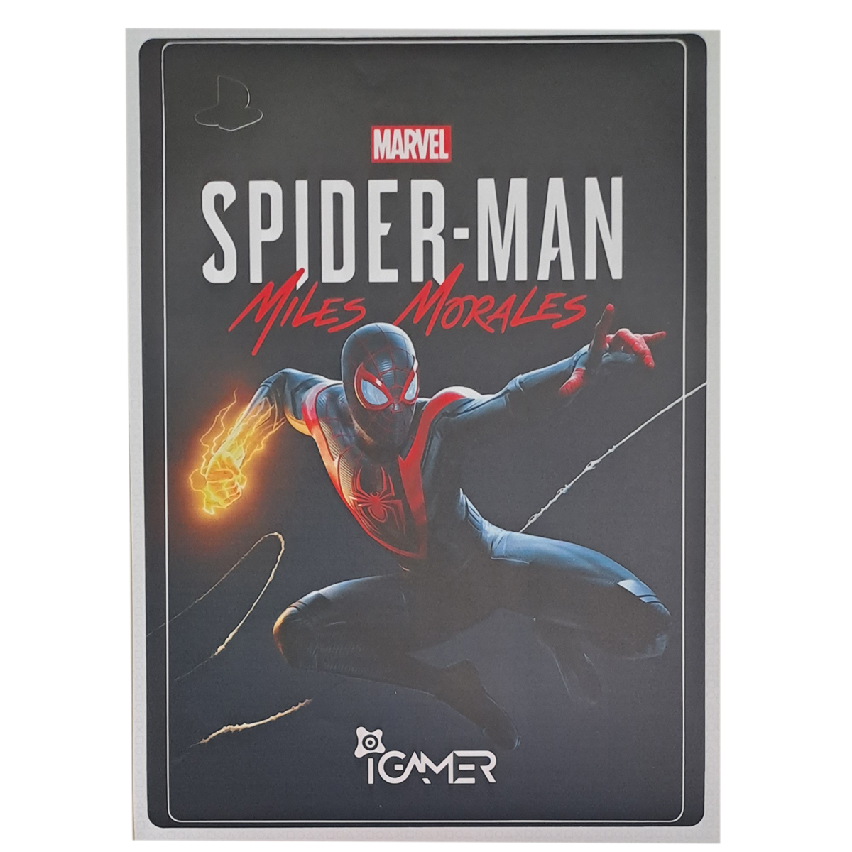 برچسب کنسول پلی استیشن 5 آیگیمر طرح Spiderman Miles Morales مدل SKIN0019