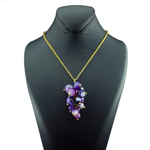 گردنبند زنانه مدل خوشه انگوری کد 3
