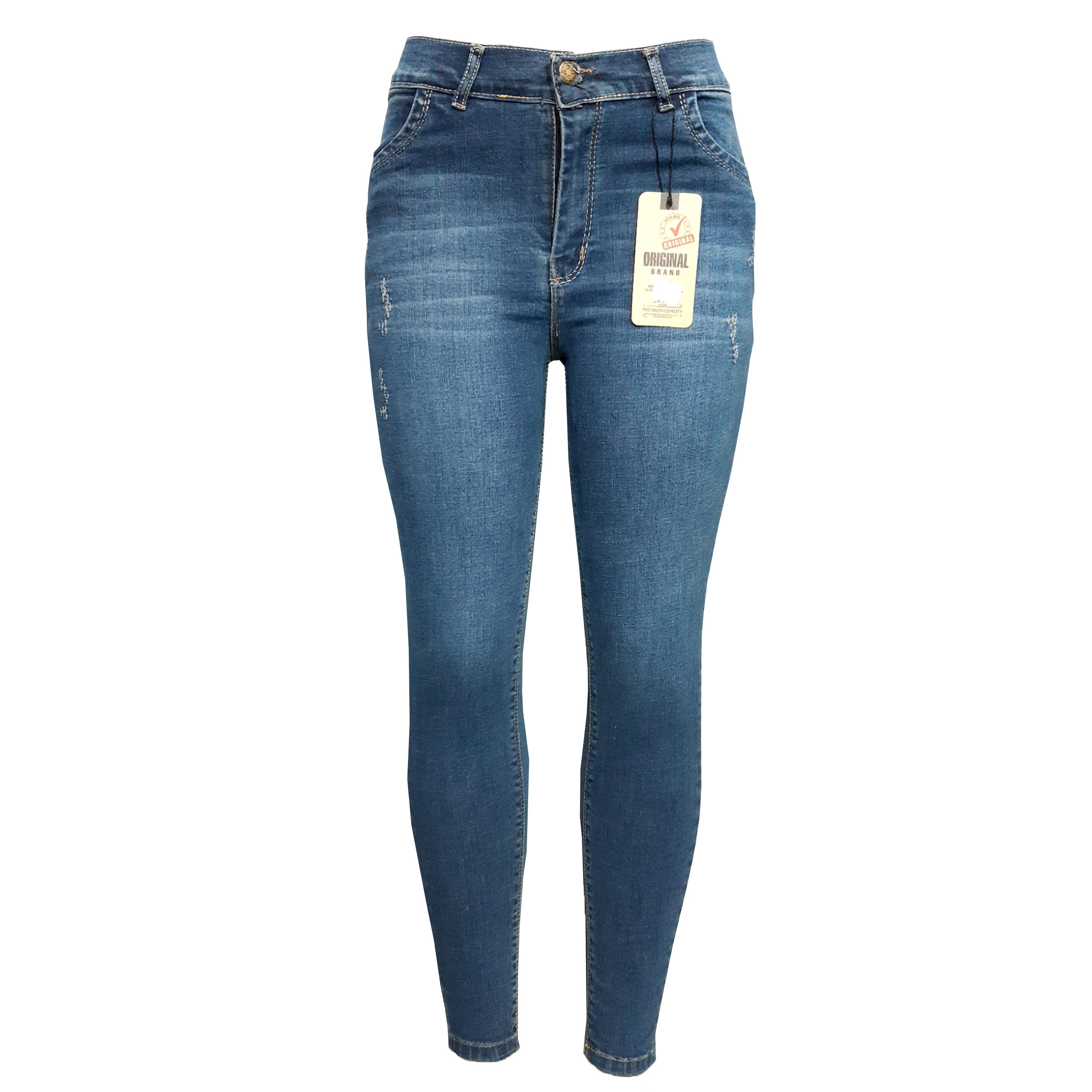 شلوار جین زنانه مدل زاپ دار