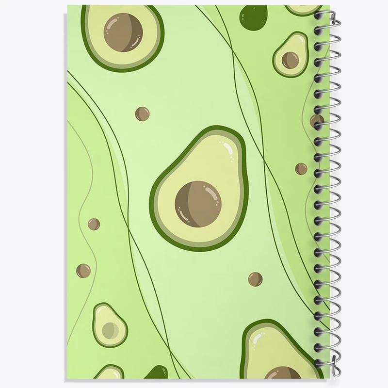 دفتر لیست خرید 50 برگ خندالو طرح آووکادو بامزه کد N1902