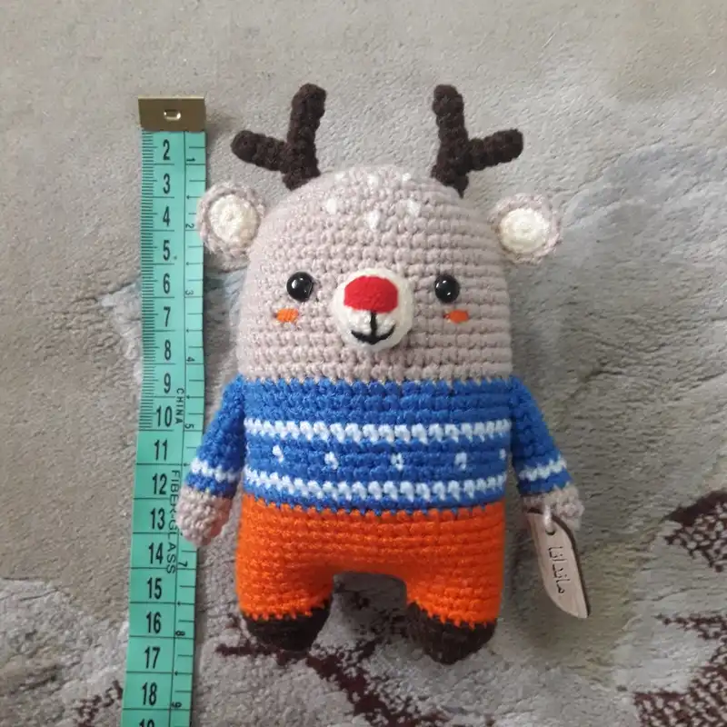 عروسک بافتنی ماندانا مدل گوزن کد 05