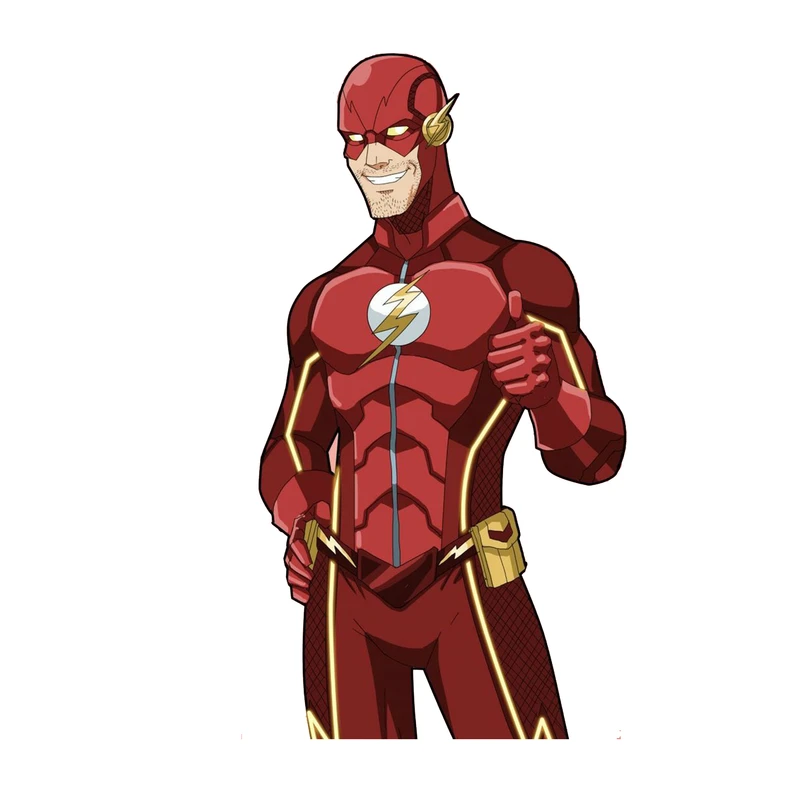 استیکر لپ تاپ و موبایل مدل سریال طرح فلش دی سی Flash DC کد 4574