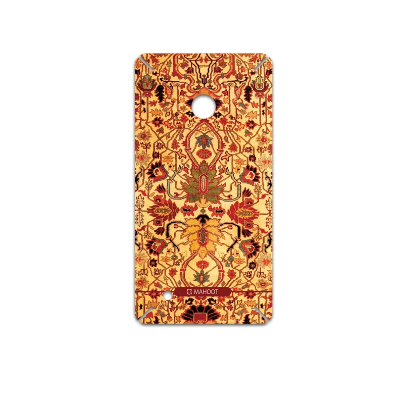 برچسب پوششی ماهوت مدل Persian-Carpet-Yellow مناسب برای گوشی موبایل نوکیا Lumia 530