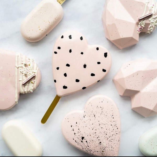 قالب بستنی مدل قلب